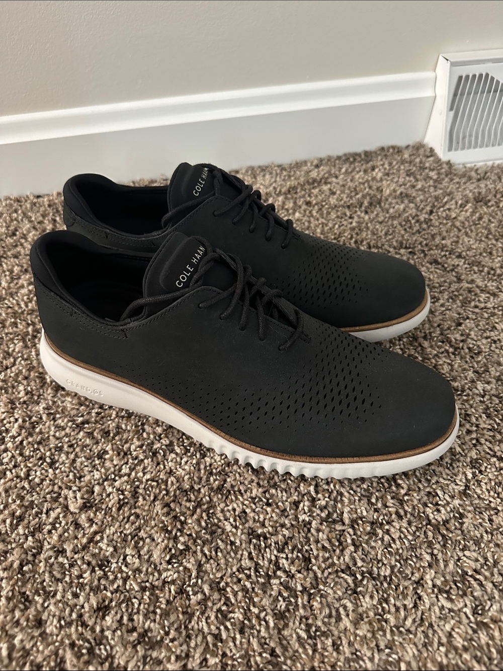 Cole Haan Black Dress Shoes with White Sole